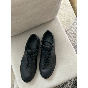GREATS men's black The Royale casual leather‎ sneakers size 46